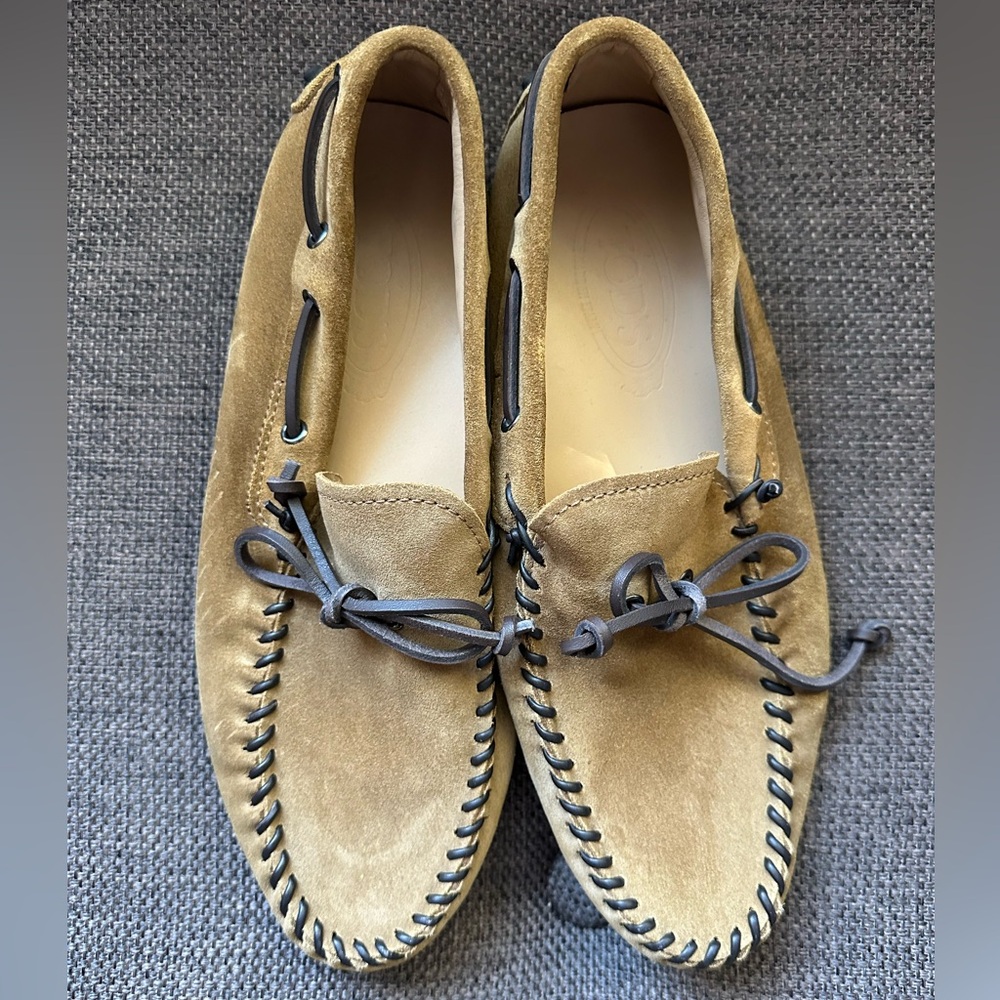 Mens Tods suede driving shoes